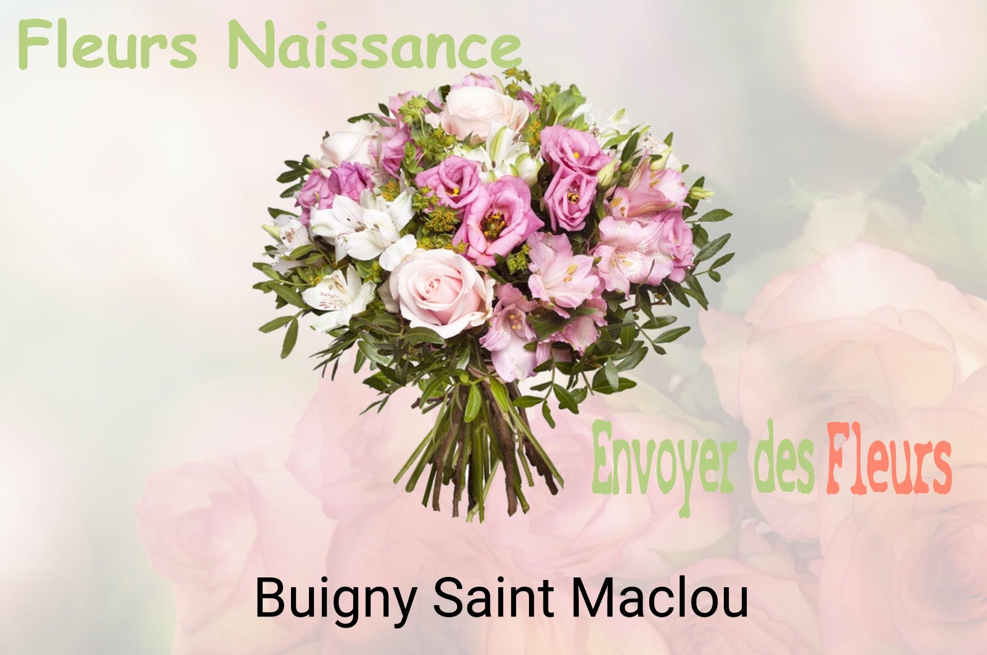 Bouquet de fleurs de naissance livré à Buigny-Saint-Maclou