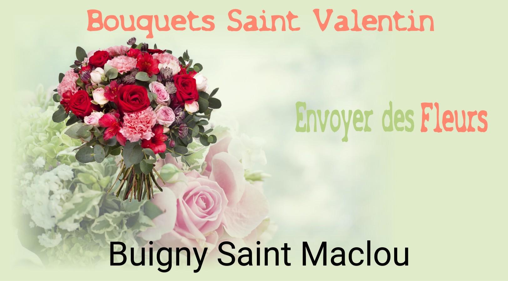Roses de Saint-Valentin livrées à Buigny-Saint-Maclou